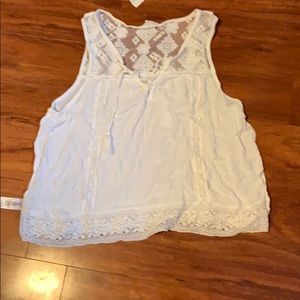 New never worn white tank top